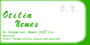 otilia nemes business card